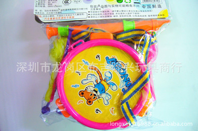 【300元起混批897-1嬰幼兒樂器套裝鼓/天籟之音套裝搖鼓/小歡樂鼓】價格,廠家,圖片,教具、早教機,深圳市龍崗區布吉隆興玩具商行-